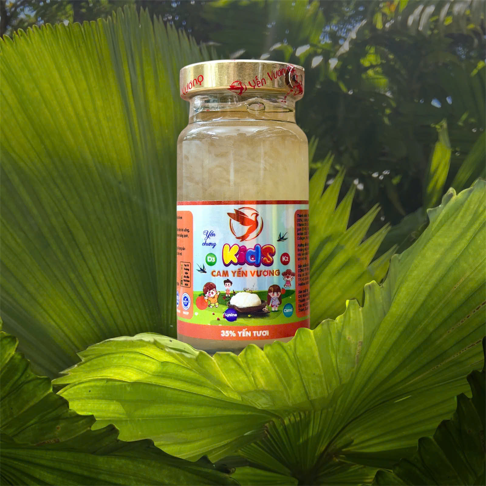 Hũ yến Vương 140ml Kids Cam